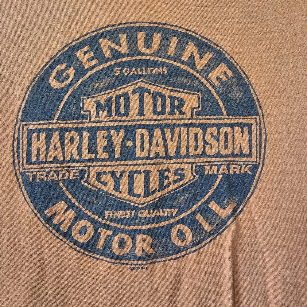 Harley-Davidson T-Shirt Men's Size XXL Orange El Paso TX - Picture 2 of 8